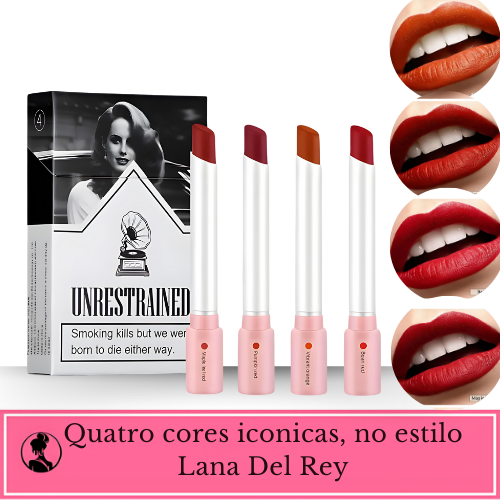 Burning Lips - Batom Caixa de Cigarro Lana Del Rey